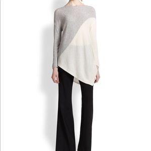 Alice & Olivia asymmetrical color block sweater